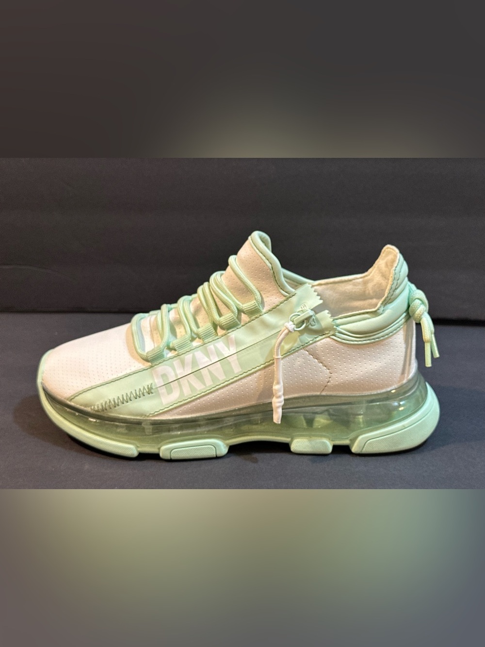 DKNY Women’s Sneakers – Mint Green & White